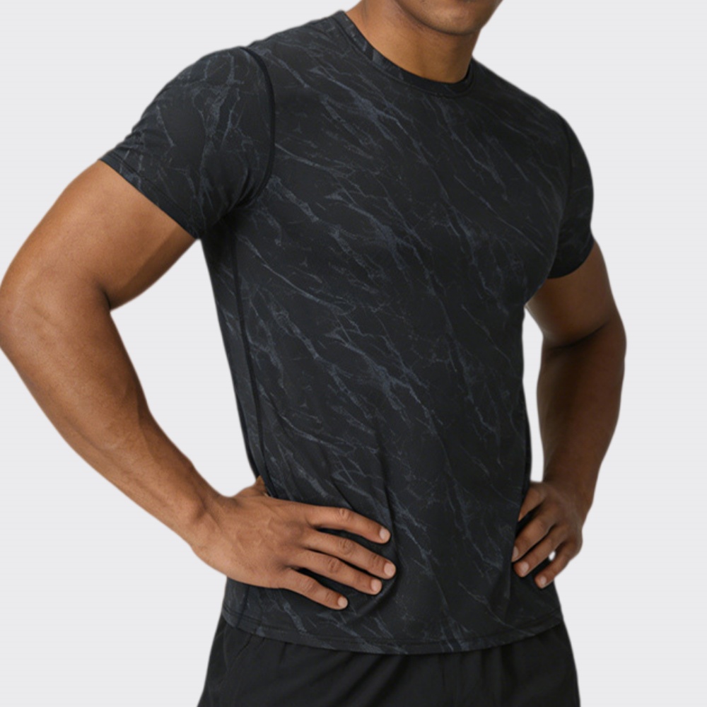 Health Wellness And Fitness - Summer Men's Quick-Dry Fitness T-Shirt Short