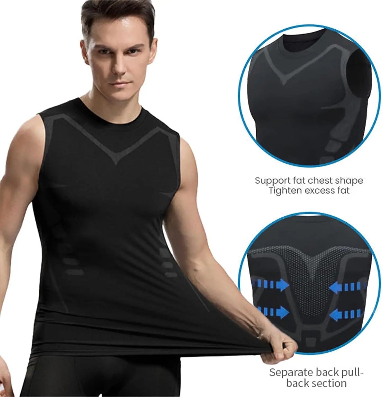 Men's Compression Tank Top, Sl - Health Wellness And Fitness ulasan dan harga