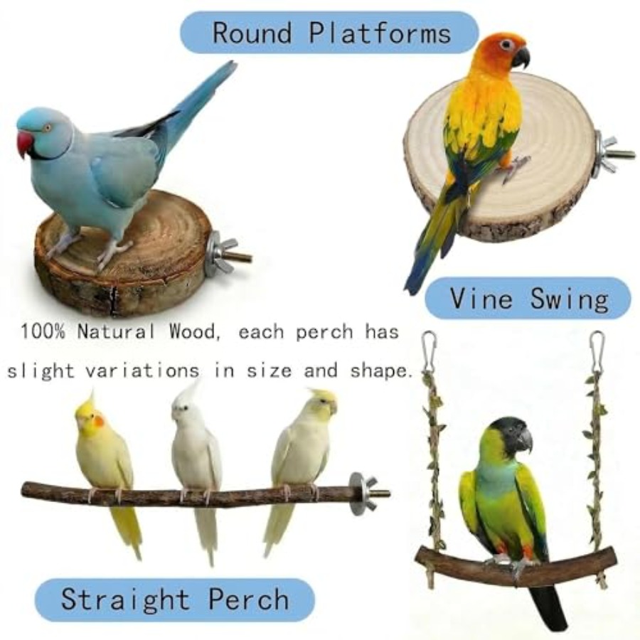 8PCS natural wood bird perches - Health & Wellness Kuala Lumpur Reviews ulasan dan harga