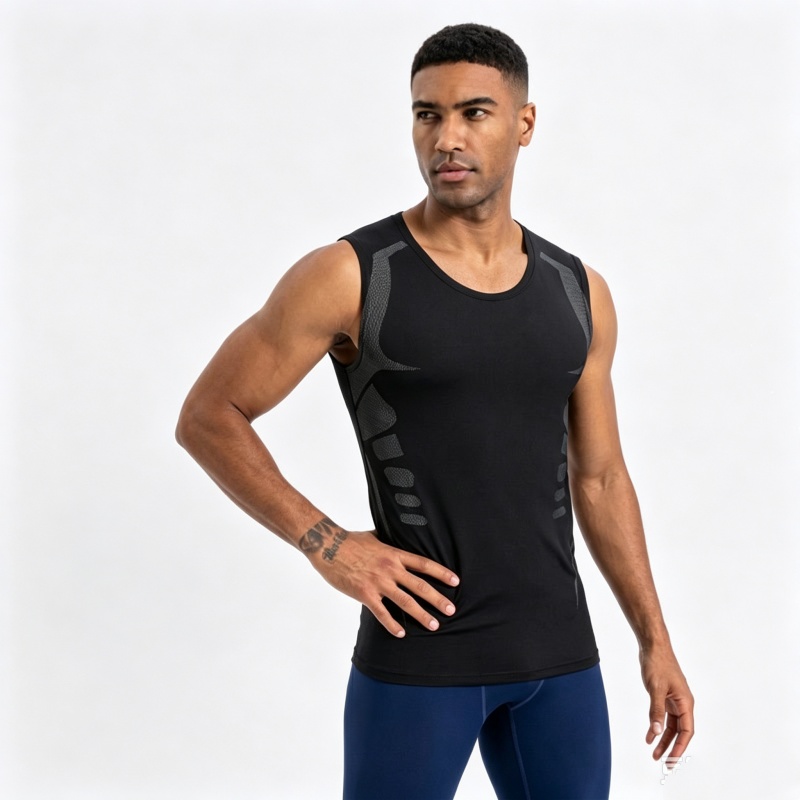 New Mans Compression Tank Top  - Health Wellness And Fitness ulasan dan harga
